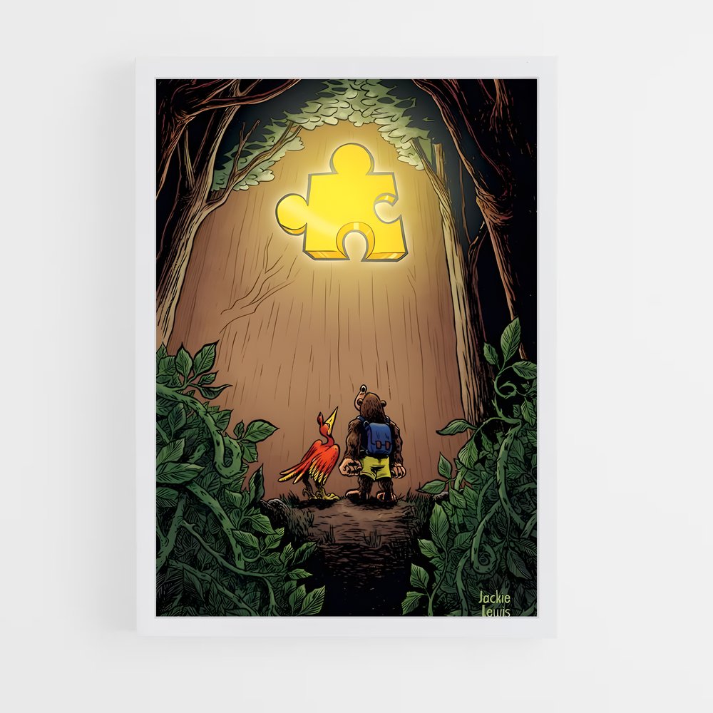 Poster Aventure Enchantée – affiche Super Smash Bros (vue 3)